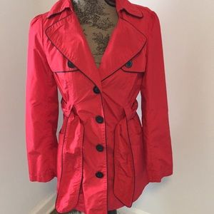 Red Trench Jacket 🧥.